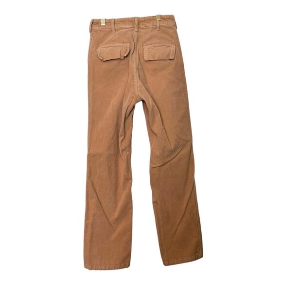J Galt High Rise Corduroy Pants Women S Brown Cotton Casual Granolagirl Boho - Picture 2 of 5